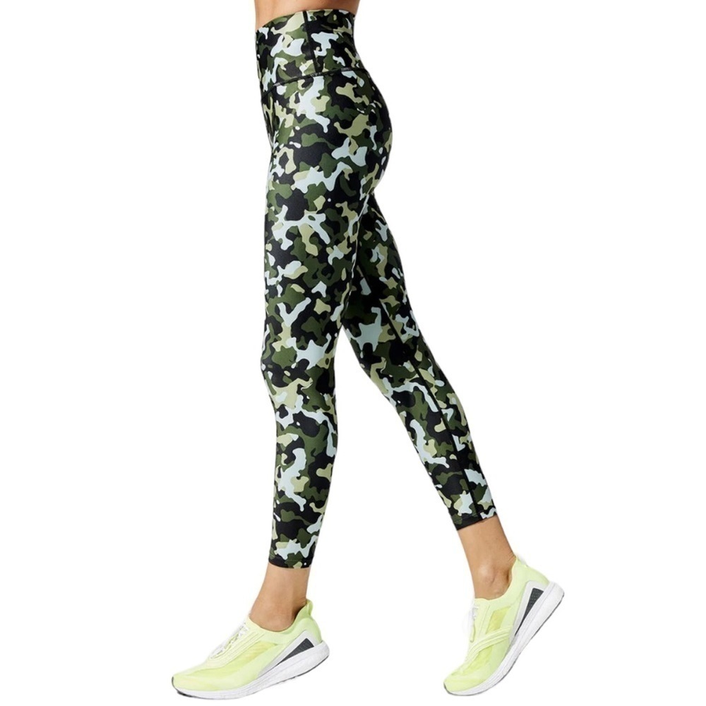 Carbon38 Refreshing Camo Green High Rise 7/8 Legging Size XXS